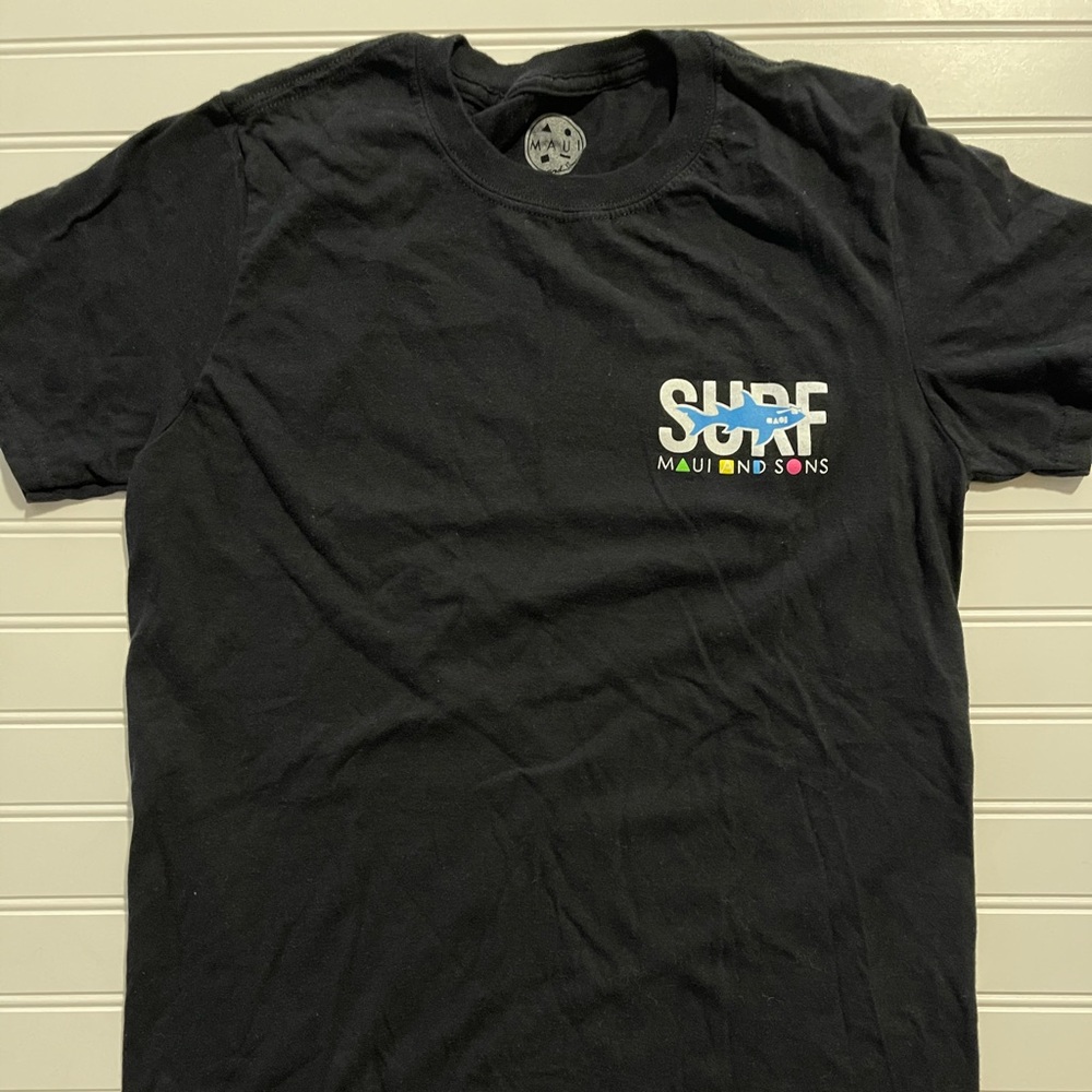 Maui and Sons Black Surf Tee